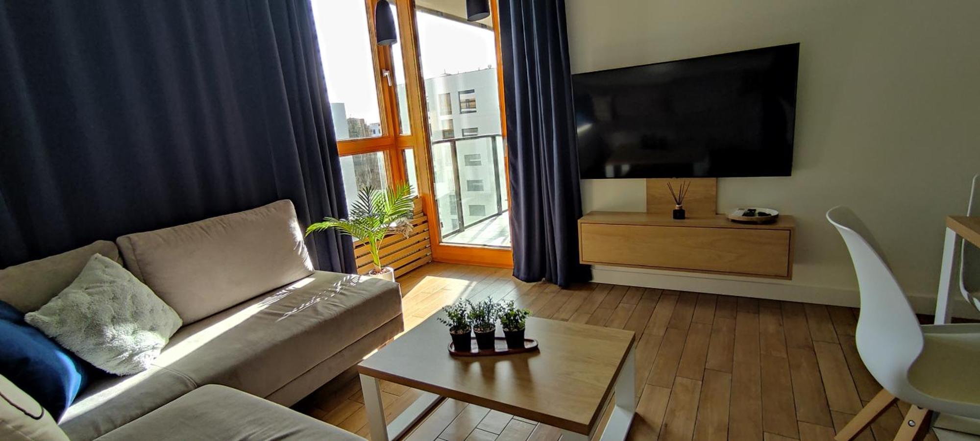 Wola Blue Modern Apartment 바르샤바 외부 사진