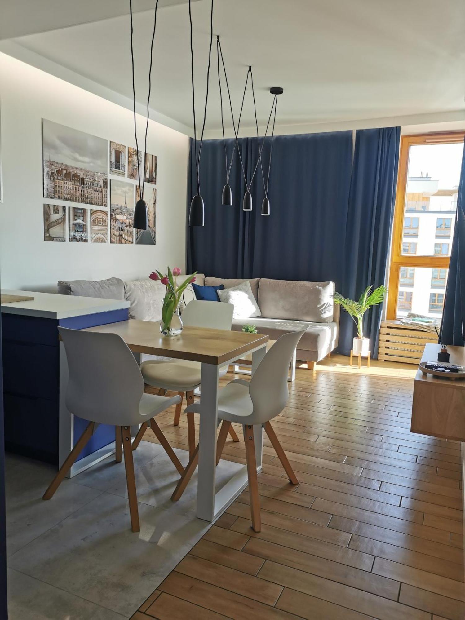 Wola Blue Modern Apartment 바르샤바 외부 사진