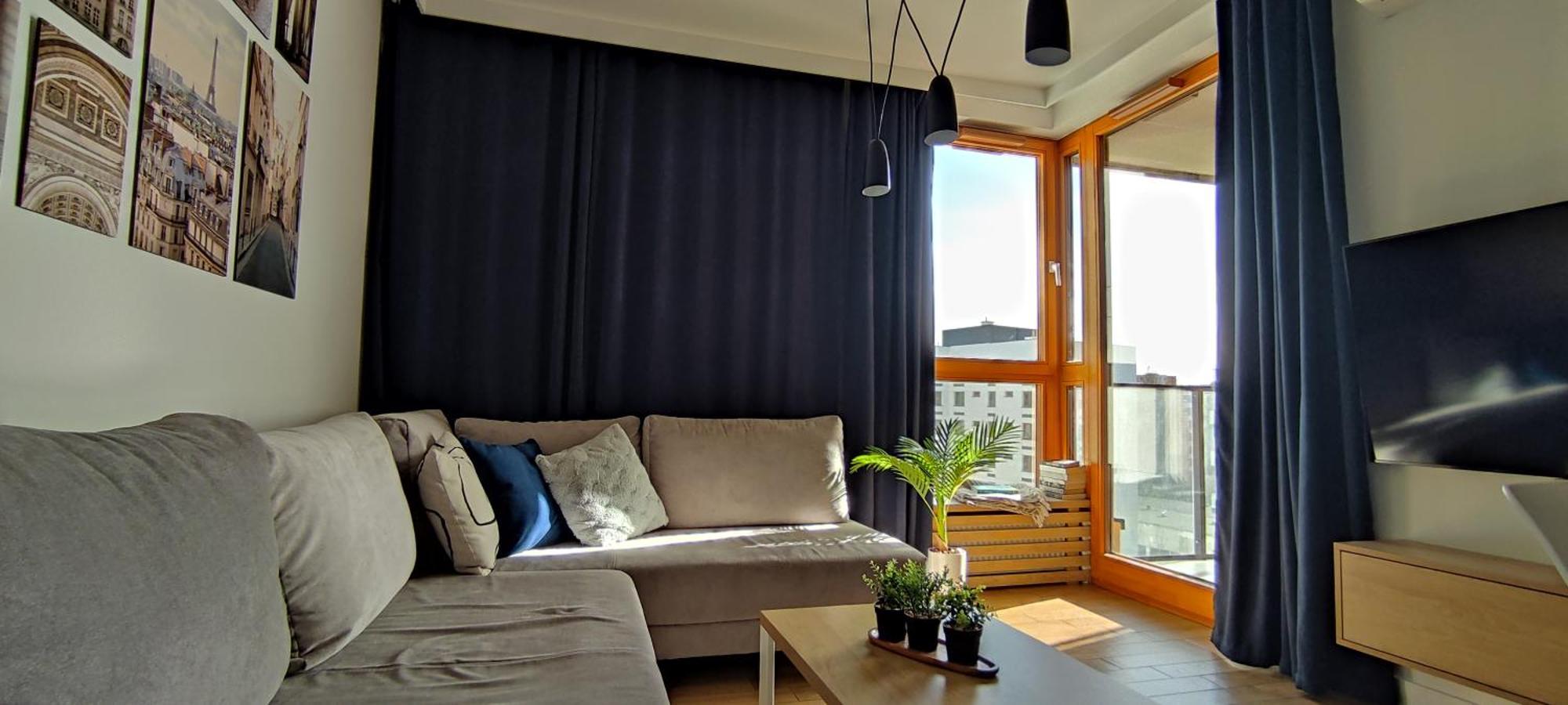 Wola Blue Modern Apartment 바르샤바 외부 사진