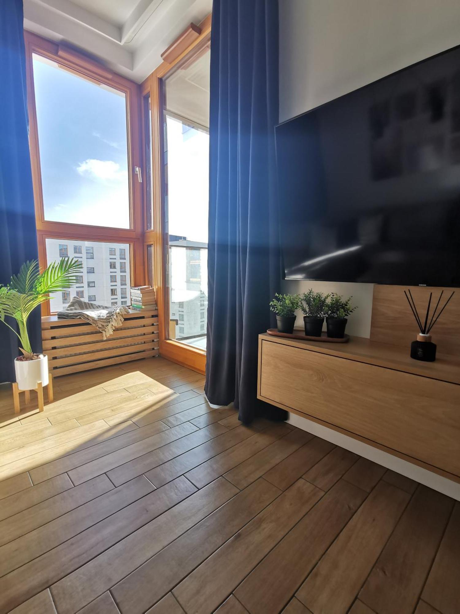 Wola Blue Modern Apartment 바르샤바 외부 사진